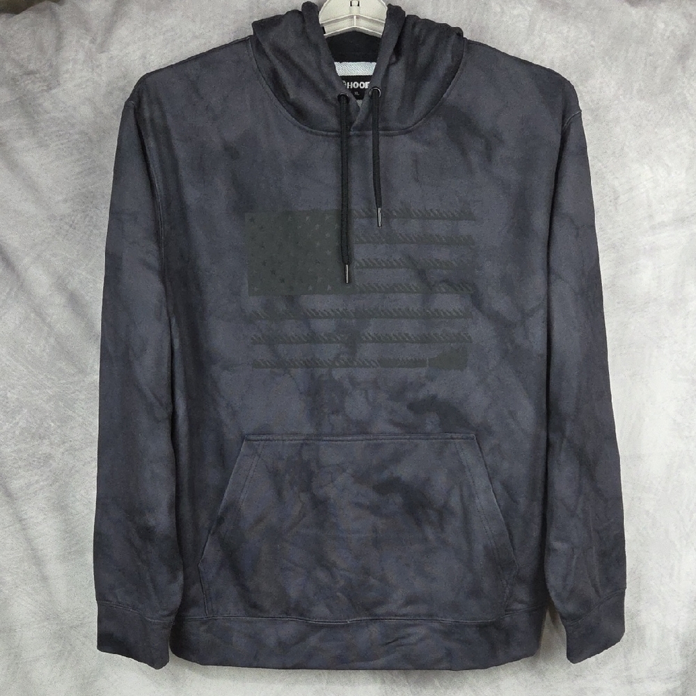 Hooey Liberty Roper Mens Black Stone Hoodie size XL  HH1178BK